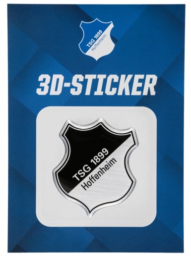 TSG 3D sticker emblem black